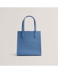 Ted Baker - Small Crosshatch Icon Tote Bag - Lyst