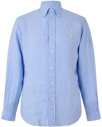 Polo Ralph Lauren - Linen Long Sleeve Shirt - Lyst
