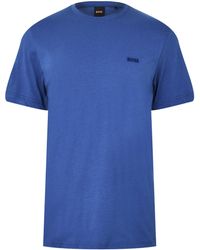 BOSS - Tales T-Shirt With Logo Patch Premium Cotton - Lyst