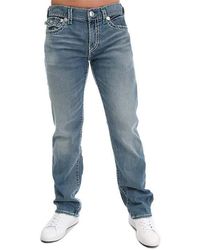 True Religion - Ricky Dbl Raised Super T Flap Jeans - Lyst