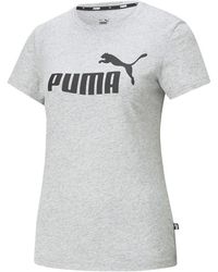PUMA - Logo 2 Color Tee - Lyst