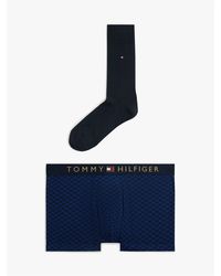 Tommy Hilfiger - Waistband Trunk & Sock Set - Lyst