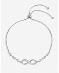 Jon Richard - Plated And Crystal Cross Toggle Bracelet - Lyst
