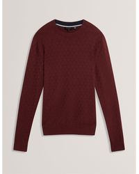 Ted Baker - Stitch Crew Neck Knitted Top - Lyst