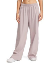 Under Armour - Rival Fleece Wide Leg Joggers - Lyst