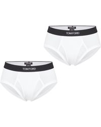 Tom Ford - Plain Cotton Briefs, 2-Pack - Lyst