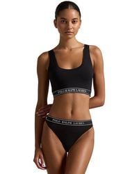 Polo Ralph Lauren - Cotton Non-Wired Scoop Bralette - Lyst