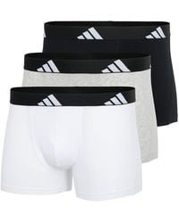 adidas - 3 Pack Boxers - Lyst