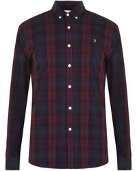 Farah - Brewer Checked Shirt - Lyst