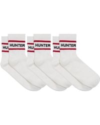 HUNTER - 3 Pack Ankle Socks - Lyst