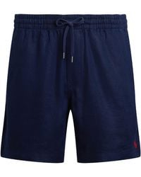 Ralph Lauren - Prepster Fleece Jogger Shorts - Lyst