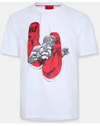 HUGO - 'S Cotton T-Shirt - Lyst