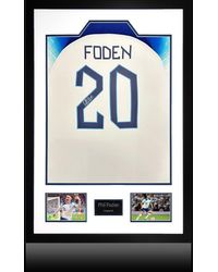 The Fan Cave - Phil Foden Signed England Shirt Premium Frame - Lyst