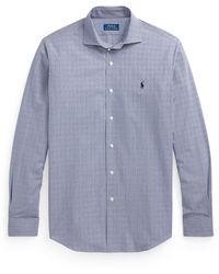 Polo Ralph Lauren - Poplin Check Long-Sleeve Patterned Shirt - Lyst