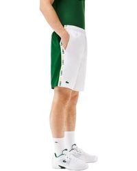 Lacoste - Logo Stripe Tennis Shorts - Lyst