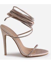 Where's That From - Lace-Up Stiletto Court Shoes - Lyst