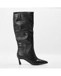 Steve Madden - Lavan Knee High Boots With Flared Heel - Lyst