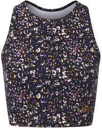 Biba - Move Tank Scoop Cropped Performance Gym Vest - Lyst