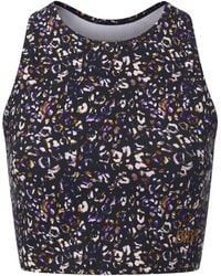 Biba - Move Tank Scoop Cropped Performance Gym Vest - Lyst