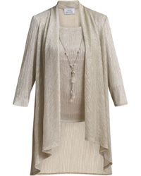 Gina Bacconi - Natasha 3 Piece Metallic Trouser Suit - Lyst