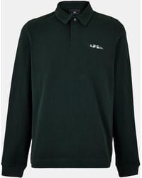 Paul Smith - Embroidered Long-Sleeve Rugby Polo Shirt - Lyst
