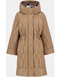 Barbour - Celine Diamond Quilted Hooded Long Sleeve Quilted Jacket - Lyst