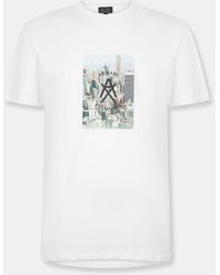 ARMANI EXCHANGE - Ax Skyline T-Shirt - Lyst