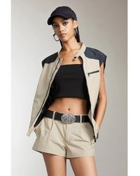 Miss Sixty - Quilted Zip Gilet - Lyst