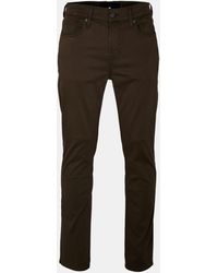 7 For All Mankind - Slimmy Sateen Slim Fit Trousers - Lyst