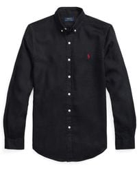 Polo Ralph Lauren - Linen Long Sleeve Shirt - Lyst
