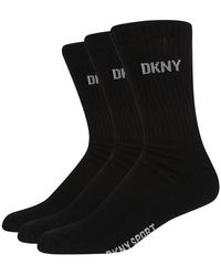DKNY - Ribbed 3 Pack Socks - Lyst