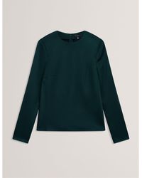 Ted Baker - Mesh Long Sleeve T-Shirt - Lyst