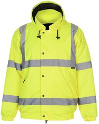 Dunlop - Hi Vis Bomber Jacket - Lyst