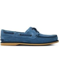 Timberland - Classic Textured Lace Up Boat Shoes - Lyst
