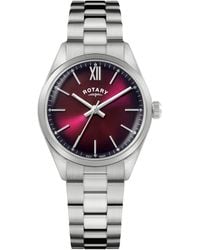 Rotary - Ladies Heritage Ss Bracelet Watch - Lyst