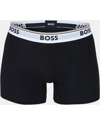 BOSS - Bodywear 3 Pack Boxer Briefs With Logo Detail - Lyst