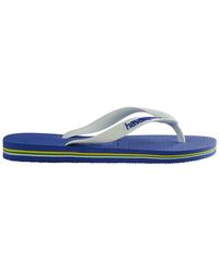 Havaianas - Brasil Logo Flip Flops - Lyst
