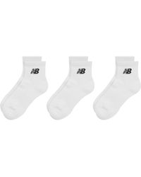 New Balance - Everyday Ankle Socks 3-Pack Adults - Lyst