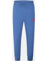 HUGO - Closed Hem Fleece Joggers - Lyst