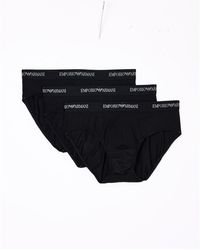 Emporio Armani - Structured Waistband Short Shorts - Lyst