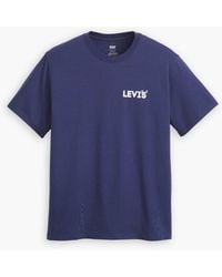 Levi's - Headline Logo Cotton Short-Sleeve Oversized-Fit T-Shirt - Lyst