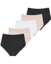 Be You - Pack Lace Trim Full Briefs - Lyst