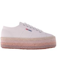 Superga - Espadrille Platform Trainers - Lyst