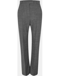 McQueen - Tailored Stretch Cigarette Trousers - Lyst