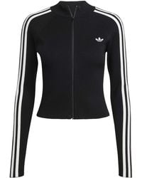 adidas - Knitted Slim Fit Tracksuit Top - Lyst
