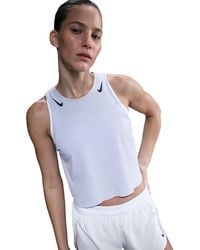 Nike - Aeroswift Dri-Fit Adv Running Crop Tank Top - Lyst
