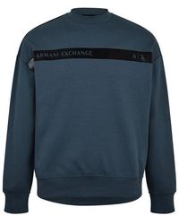 Armani Exchange - Ax Ax Tape Crew Sn34 - Lyst