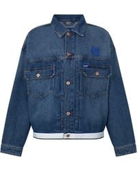 HUGO - Corso/Tape Denim Jacket - Lyst