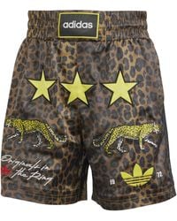 adidas Originals - All Over Print Fleece Jogger Shorts - Lyst