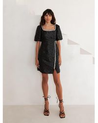 Lovedrobe - Jacquard Mini Dress - Lyst